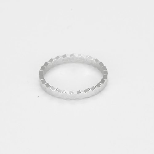 Bague 50 CHAUMET - Bee My Love - Alliance en or gris 58 Facettes DV25295-2