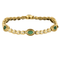 Bracelet en or jaune, diamants et émeraudes 58 Facettes DV22637-3