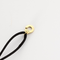 Bracelet DINH VAN - Serrure - Bracelet Menotte R8 en or jaune. Cordon noir. 58 Facettes DDV21270-1