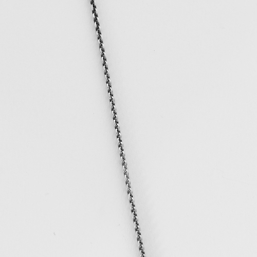 Collier DINH VAN -Le Pavé grand modèle - Pendentif et chaîne en argent 58 Facettes DDV21270-3