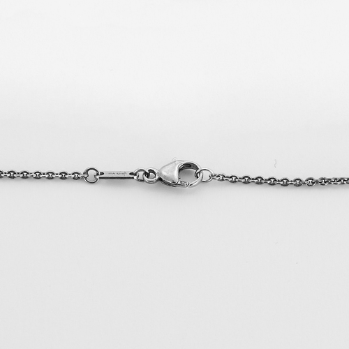Collier DINH VAN -Le Pavé grand modèle - Pendentif et chaîne en argent 58 Facettes DDV21270-3