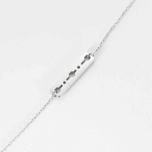 Bracelet DINH VAN - Pulse - Bracelet en or gris et diamants 58 Facettes DDV21270-4