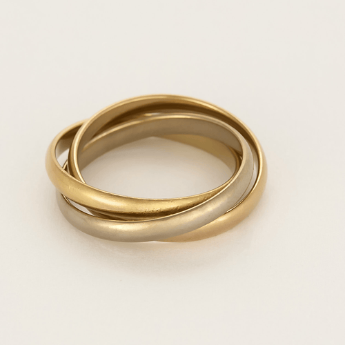 Bague 52 Cartier - Trinity - Petit modèle - Bague trois ors 58 Facettes DV18444-6