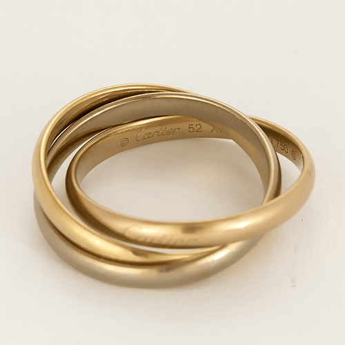 Bague 52 Cartier - Trinity - Petit modèle - Bague trois ors 58 Facettes DV18444-6