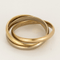 Bague 52 Cartier - Trinity - Petit modèle - Bague trois ors 58 Facettes DV18444-6
