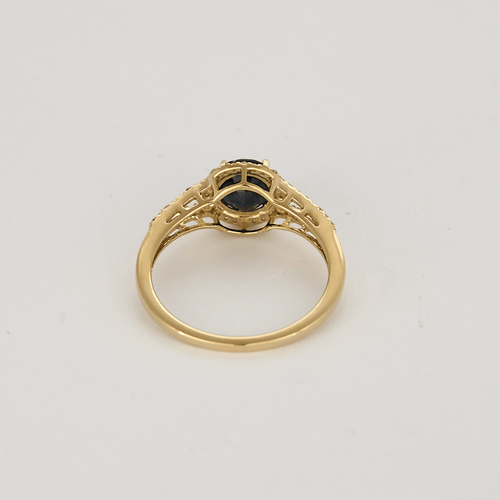 Bague 54 Bague en or jaune saphir et diamants 58 Facettes DV25212-30