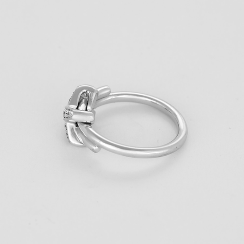 Bague 52 CHAUMET - Bague Jeux de Liens en or gris et diamants 58 Facettes DV25564-1