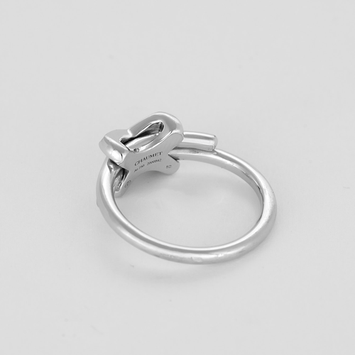 Bague 52 CHAUMET - Bague Jeux de Liens en or gris et diamants 58 Facettes DV25564-1