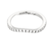 Bague 53 De Beers - Alliance d'éternité DB Classic semi-pavée en platine 58 Facettes DV20843-5