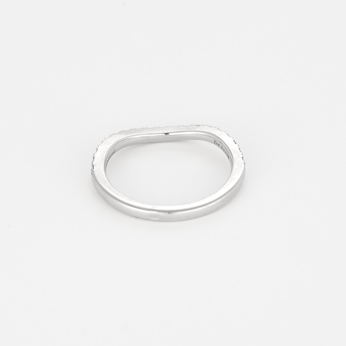 Bague 53 De Beers - Alliance d'éternité DB Classic semi-pavée en platine 58 Facettes DV20843-5