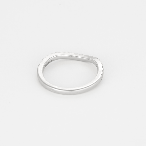 Bague 53 De Beers - Alliance d'éternité DB Classic semi-pavée en platine 58 Facettes DV20843-5