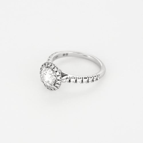 Bague 48 CARTIER - Destinée - Bague en platine et diamants 58 Facettes DV26220-2-48-2