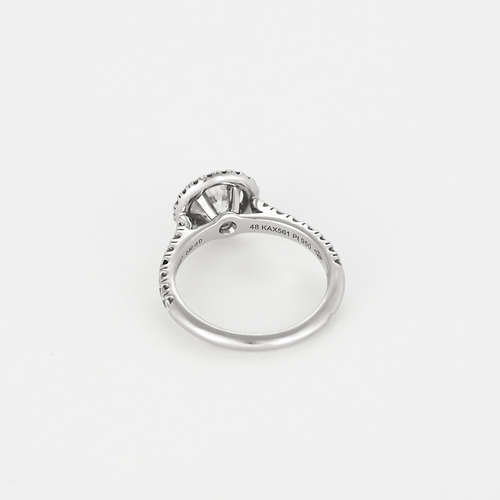 Bague 48 CARTIER - Destinée - Bague en platine et diamants 58 Facettes DV26220-2-48-2