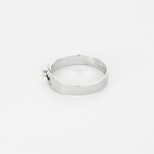 Bague 56 DINH VAN- Serrure - Bague en or blanc et diamant 58 Facettes DDV21270-2