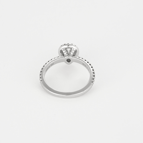 Bague 53 De Beers - Aura - Bague en platine et diamants 58 Facettes DV20843-4
