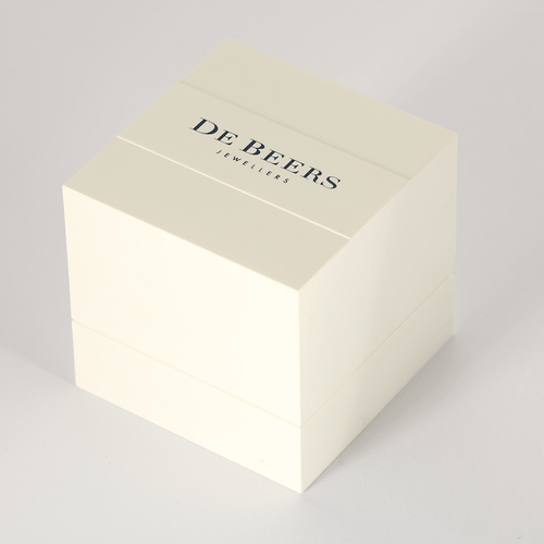 Bague 53 De Beers - Aura - Bague en platine et diamants 58 Facettes DV20843-4