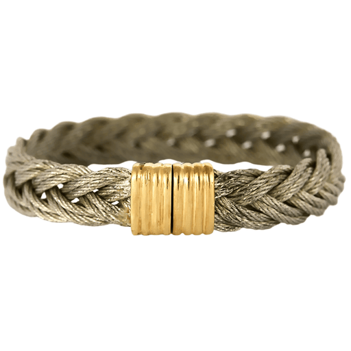 Bracelet FRED - FORCE 10 Vintage - Bracelet en acier et or jaune 58 Facettes DV26267-3