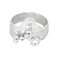 Bague 54.5 Laurent Tschiegg - Bague moderniste en or blanc et diamants 58 Facettes DV23512-2