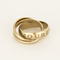 Bague 57 Cartier - Amour et Trinity - Bague en or jaune rhodié 58 Facettes DV26220-3-57-3