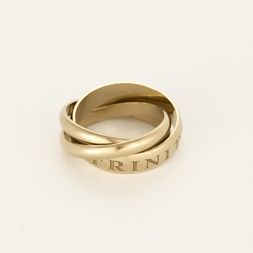 Bague 57 Cartier - Amour et Trinity - Bague en or jaune rhodié 58 Facettes DV26220-3-57-3