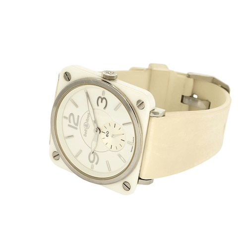Montre Montre Bell & Ross BRS WHITE CERAMIC 58 Facettes DV24943-2