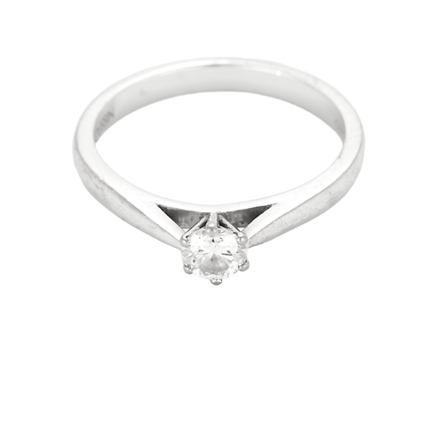 Bague 45.5 Mauboussin - Six de toi - Bague Solitaire en or blanc et diamants 58 Facettes DV24773-1