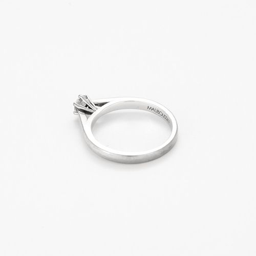 Bague 45.5 Mauboussin - Six de toi - Bague Solitaire en or blanc et diamants 58 Facettes DV24773-1