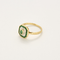 Bague 54 Bague en or jaune, diamants et émeraudes 58 Facettes DV24789-1
