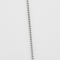 Chaîne en or blanc retenant un pendentif serti d'un diamant 58 Facettes DV25961-7