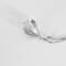 Chaîne en or blanc retenant un pendentif serti d'un diamant 58 Facettes DV25961-7