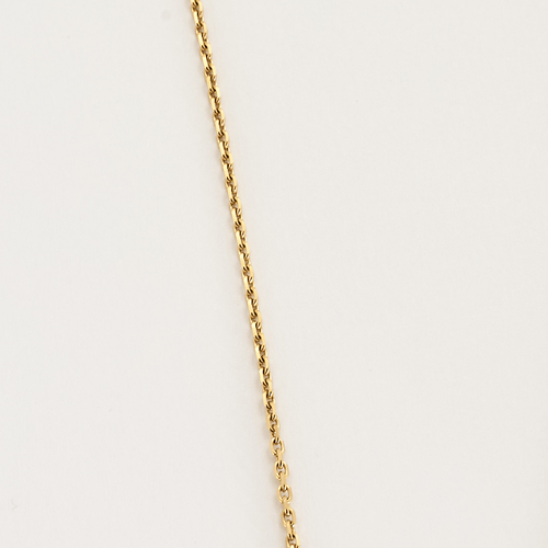 Collier Chaîne en or jaune retenant une médaille de baptême 58 Facettes DV25961-6