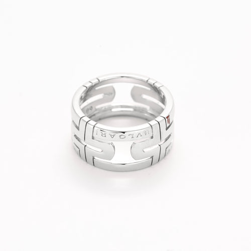 Bague 60 BULGARI - Parentesi - Bague en or gris 58 Facettes DV23962-6