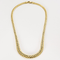 Collier Chaîne en or jaune à maille gourmette en chute 58 Facettes DV0942-7