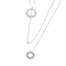 Collier DINH VAN - Cible - Collier négligé en or blanc 58 Facettes DV26622-2