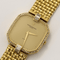 Montre Vacheron Constantin - Montre en or jaune à boitier carré à pans coupés à mouvement quartz 58 Facettes DV26220-7