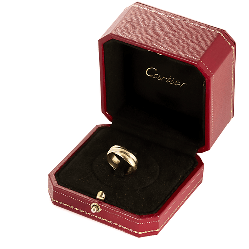 Bague 50 CARTIER - Trinity - Classique - Bague trois anneaux en or de trois couleurs 58 Facettes DV26666-1-50-2