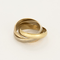 Bague 50 CARTIER - Trinity - Classique - Bague trois anneaux en or de trois couleurs 58 Facettes DV26666-1-50-2