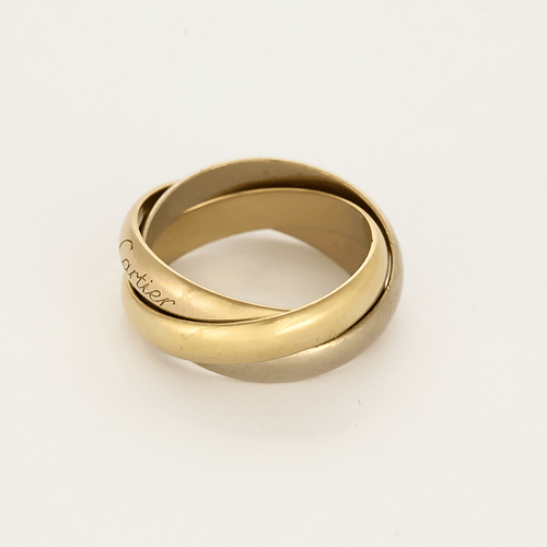 Bague 50 CARTIER - Trinity - Classique - Bague trois anneaux en or de trois couleurs 58 Facettes DV26666-1-50-2