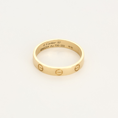 Bague 51 CARTIER - LOVE - Petit modèle - Bague en or jaune 58 Facettes DV26091-2
