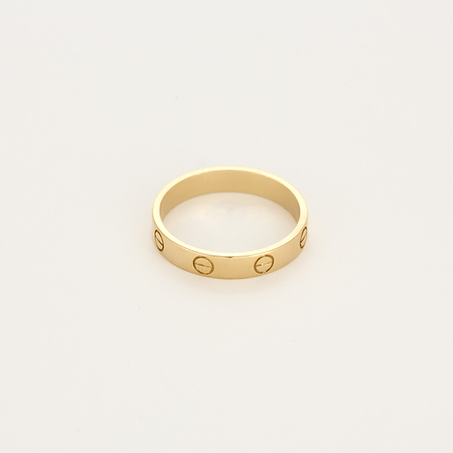 Bague 51 CARTIER - LOVE - Petit modèle - Bague en or jaune 58 Facettes DV26091-2