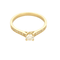 Bague 52,5 Bague Solitaire en or jaune et diamants 58 Facettes DV26763-1-525-6