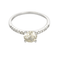 Bague 51 Bague en or 14K et diamant fancy Yellow gray 58 Facettes DV26491-1