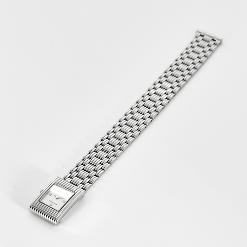 Montre BOUCHERON - Reflet - Montre en acier à mouvement quartz et boitier rectangulaire 58 Facettes DV26404-1