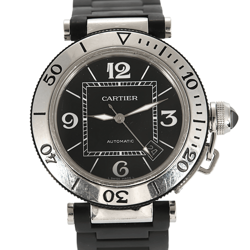 Montre CARTIER - PASHA - Montre en acier à boitier rond à mouvement automatique 58 Facettes DV0916-3