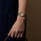 Montre Baume et Mercier - Montre de dame en acier et diamants 58 Facettes DV25965-1