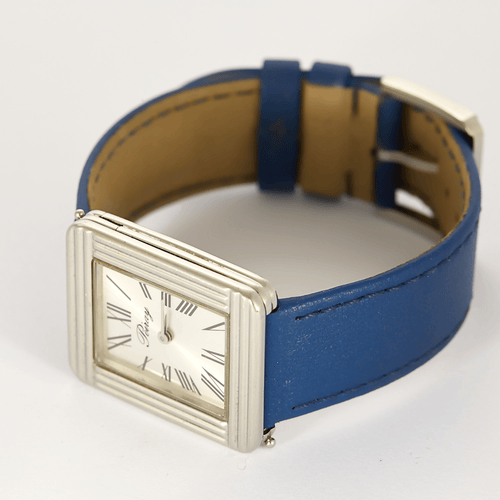 Montre POIRAY - Ma première - Montre en acier à boitier rectangulaire à mouvement quartz 58 Facettes DV26396-1