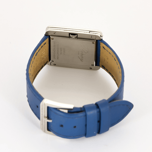 Montre POIRAY - Ma première - Montre en acier à boitier rectangulaire à mouvement quartz 58 Facettes DV26396-1