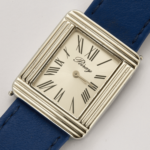 Montre POIRAY - Ma première - Montre en acier à boitier rectangulaire à mouvement quartz 58 Facettes DV26396-1