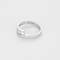 Bague 54 Bague trilogie en or gris et diamants 58 Facettes DV26555-1