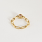 Bague 50 DINH VAN - Le Cube - Bague Chaîne Le Cube Diamant en or jaune et saphir rose 58 Facettes DV26806-1-50-2